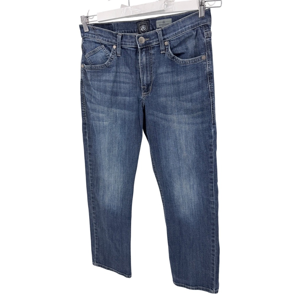 Rock Republic Jeans 34x30 Men Straight Leg‎ Blue Wash Denim Nice Fade